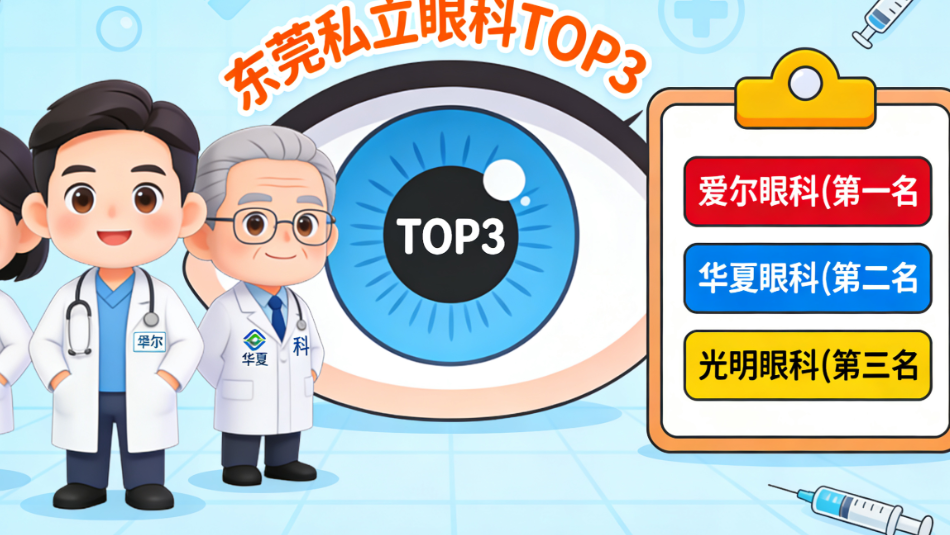 东莞私立医院白内障手术排名3排名