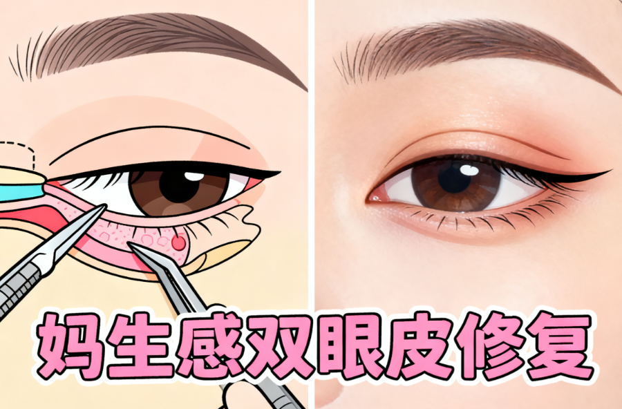 杨中凯医生双眼皮恢复过程全记录！从肿胀到自然妈生款，每天变化大公开