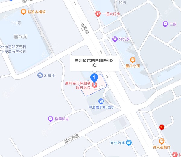 惠州希玛林顺潮眼科医院地址