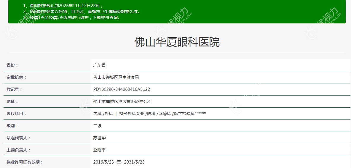 佛山华厦眼科医院资质www.89yo.com
