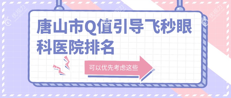 唐山市Q值引导飞秒眼科医院排名