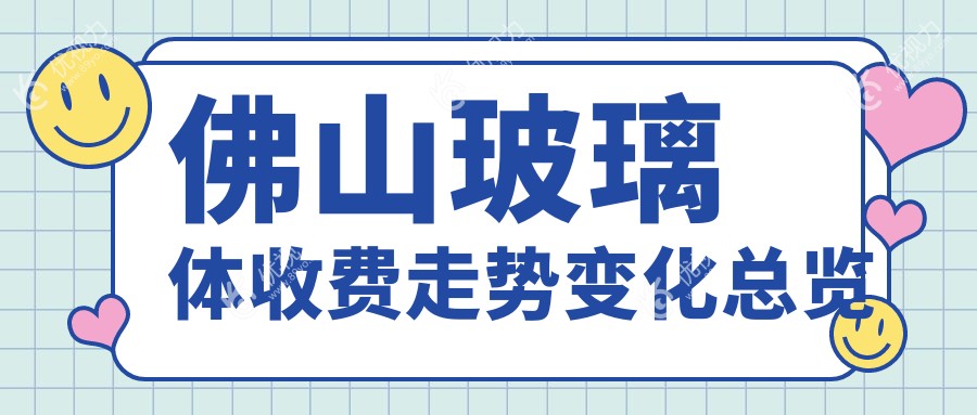 佛山玻璃体收费走势变化总览