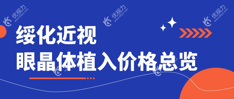绥化近视眼晶体植入价格总览