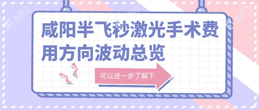 咸阳半飞秒激光手术费用方向波动总览