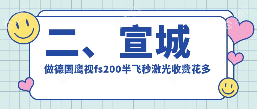 二、宣城做德国鹰视fs200半飞秒激光收费花多少钱？康视眼科14460、14458、15958