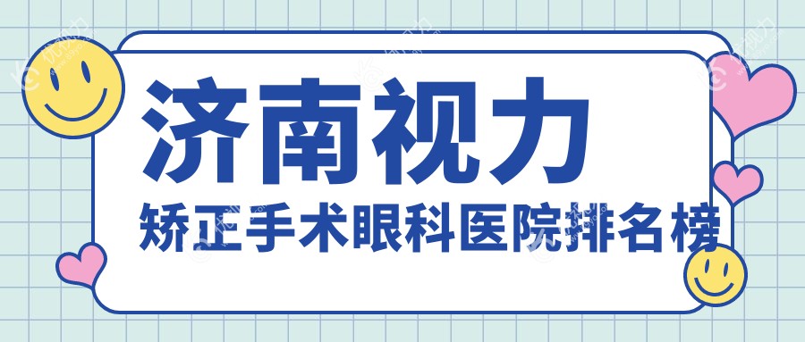 济南视力矫正手术眼科医院排名榜