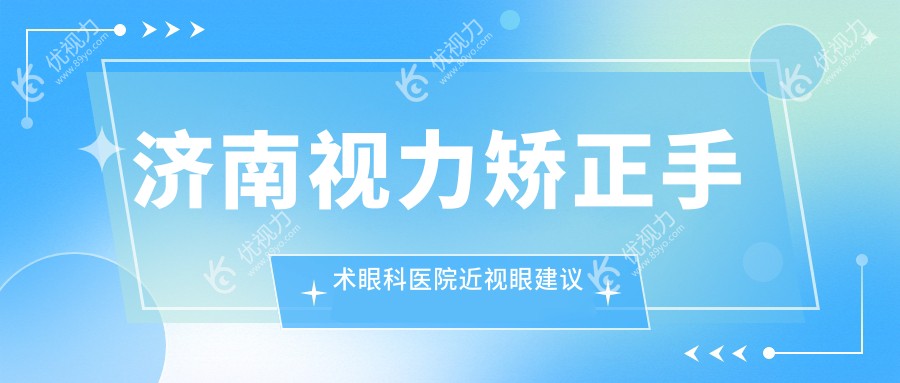 济南视力矫正手术眼科医院近视眼建议