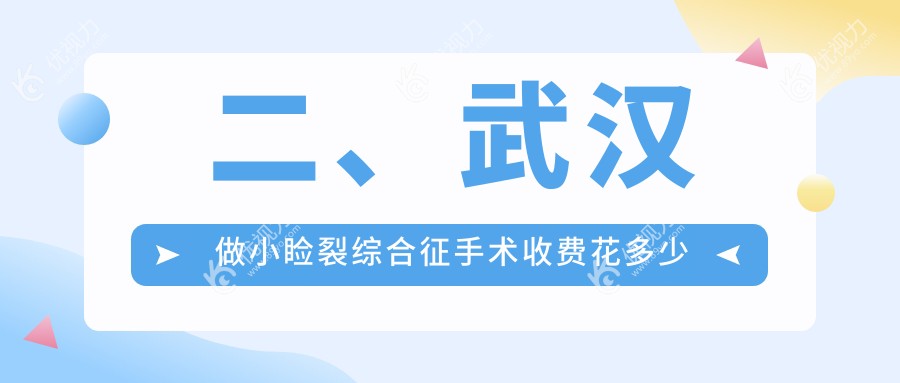 二、武汉做小睑裂综合征手术收费花多少钱？悦瞳4588、何氏精益4498、佰视佳5168