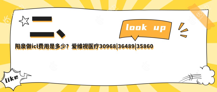 二、阳泉做icl费用是多少？爱维视医疗30968|36489|35860