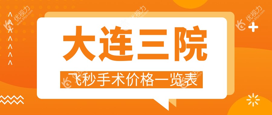 大连三院飞秒手术价格一览表
