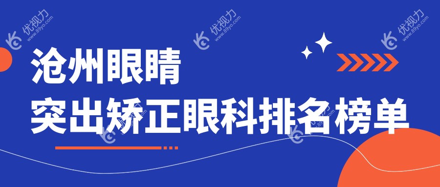 沧州眼睛突出矫正眼科排名榜单