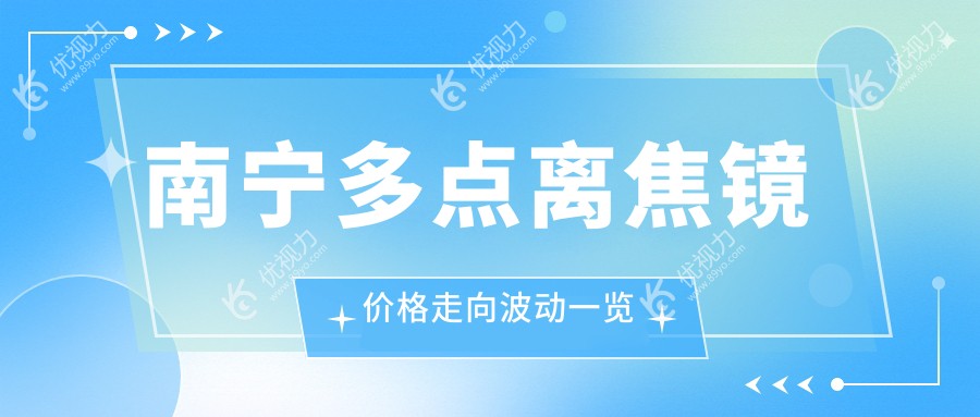 南宁多点离焦镜价格走向波动一览
