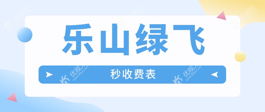 乐山绿飞秒收费表