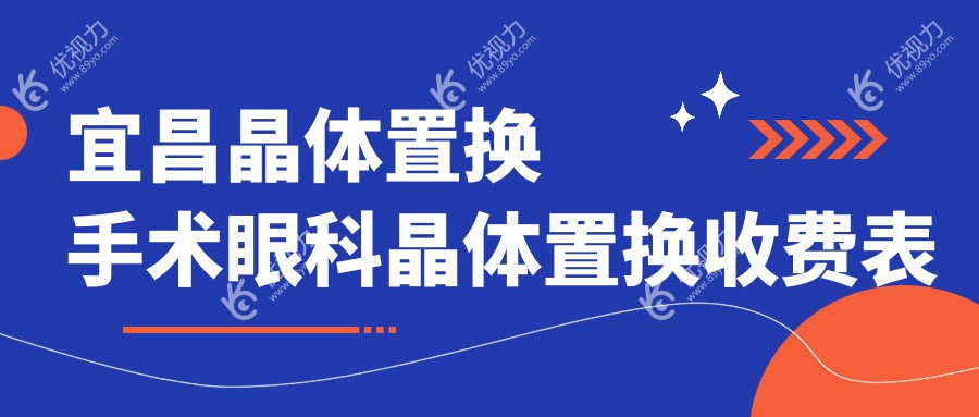 宜昌晶体置换手术眼科晶体置换收费表
