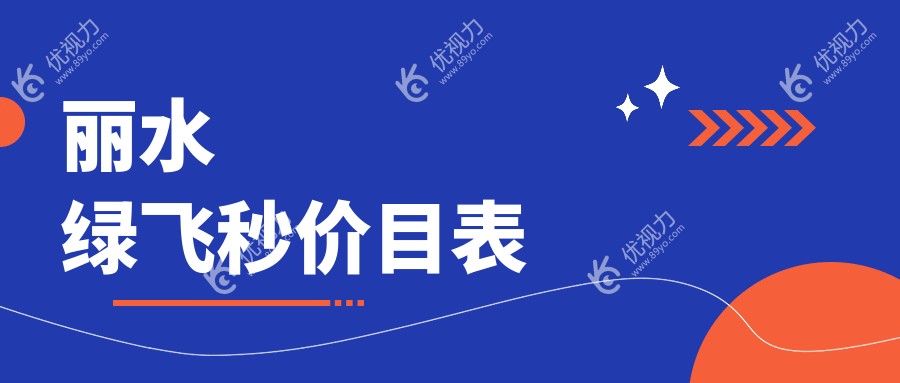 丽水绿飞秒价目表