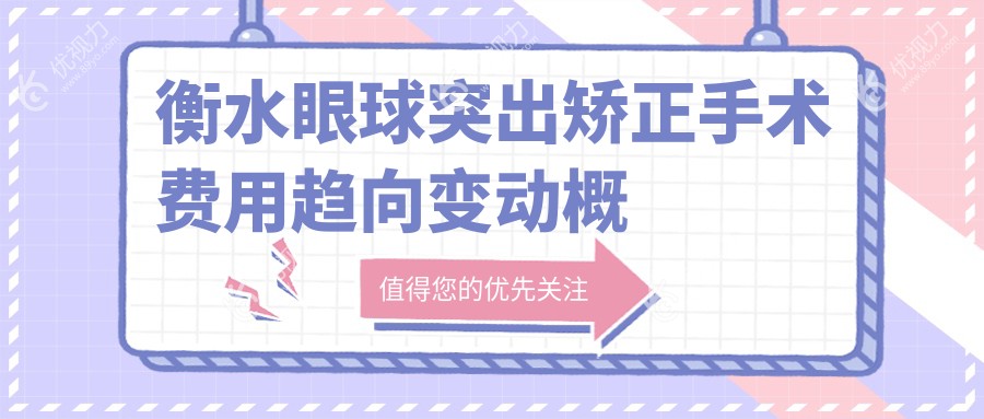 衡水眼球突出矫正手术费用趋向变动概览