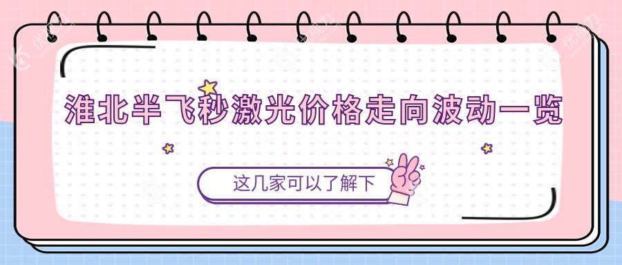淮北半飞秒激光价格走向波动一览