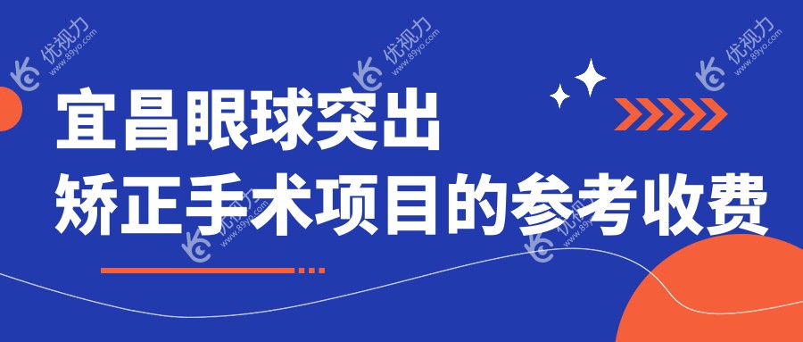 宜昌眼球突出矫正手术项目的参考收费价格表