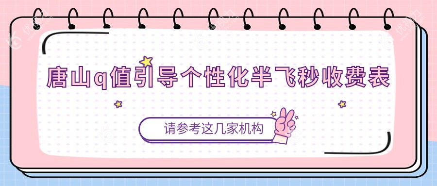 唐山q值引导个性化半飞秒收费表