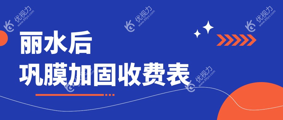 丽水后巩膜加固收费表