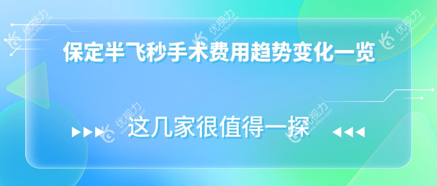 保定半飞秒手术费用趋势变化一览