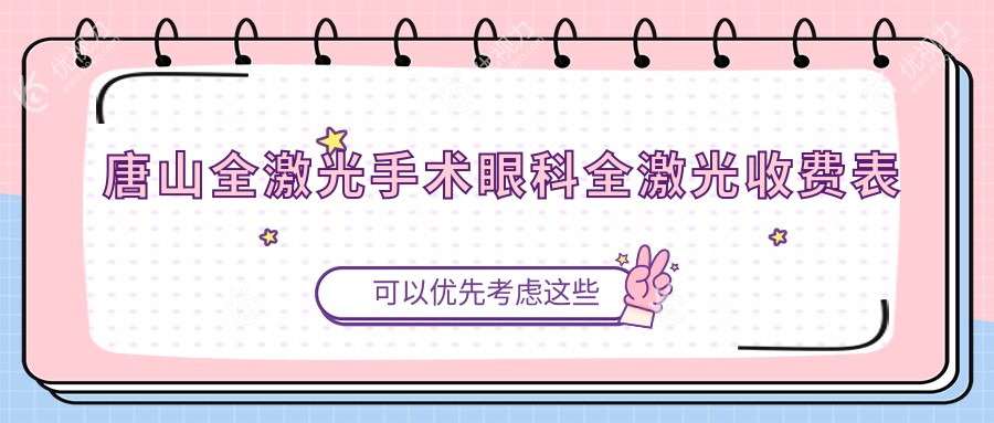 唐山全激光手术眼科全激光收费表