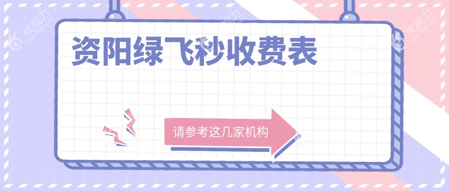 资阳绿飞秒收费表