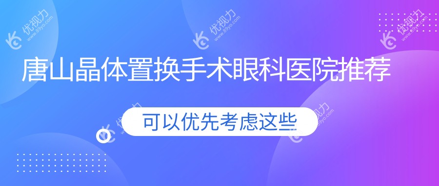 唐山晶体置换手术眼科医院推荐