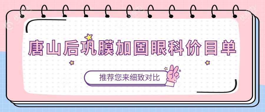 唐山后巩膜加固眼科价目单