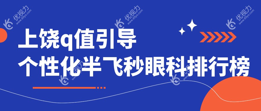 江西上饶启明眼科医院：Q值引导个性化半飞秒手术专家推荐