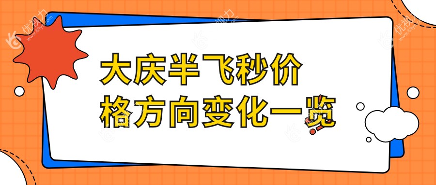 大庆半飞秒价格方向变化一览