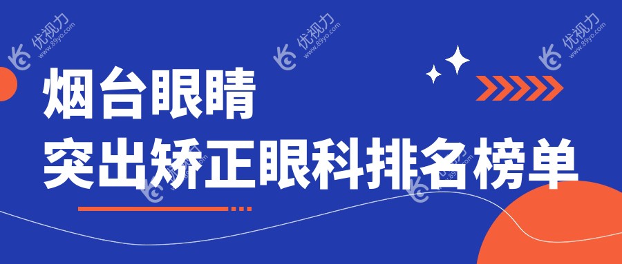 烟台眼睛突出矫正哪家强？眼科医院排名及价格表全解析