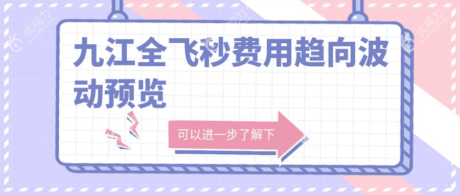 九江全飞秒费用趋向波动预览