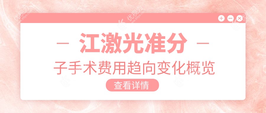 江激光准分子手术费用趋向变化概览