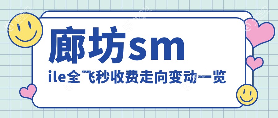 廊坊smile全飞秒收费走向变动一览