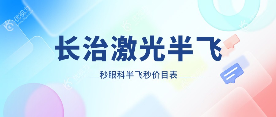 长治激光半飞秒眼科半飞秒价目表