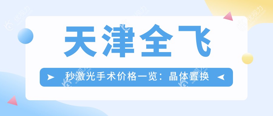 天津全飞秒激光手术价格一览：晶体置换仅需2000元，全光塑15800元，半飞秒12800元，优选眼科医院推荐