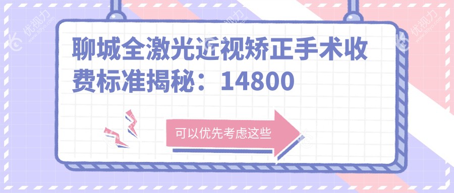 聊城全激光近视矫正手术收费标准揭秘：14800元开启清晰视界新纪元