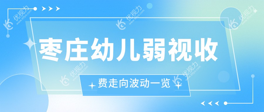 枣庄幼儿弱视收费走向波动一览