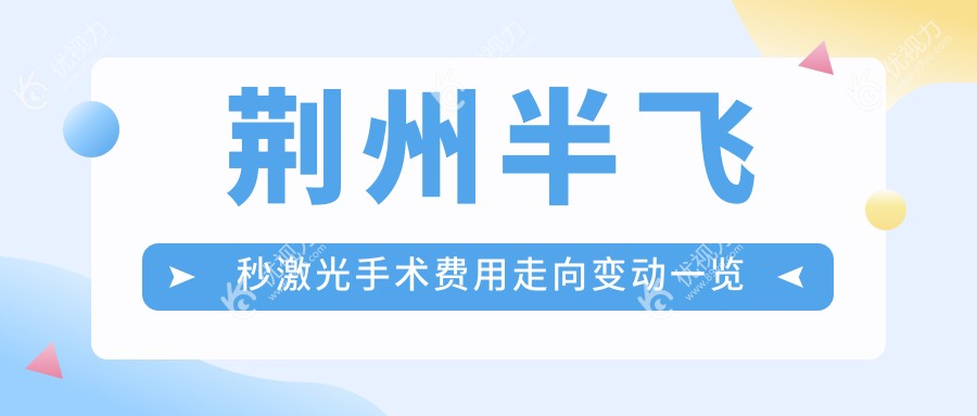 荆州半飞秒激光手术费用走向变动一览