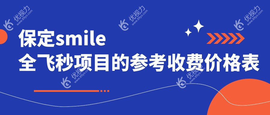 保定SMILE全飞秒手术费用揭秘：晶体置换仅2000元，半飞秒12800元，全激光14800元，哪种更适合你？