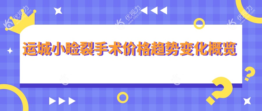 运城小睑裂手术价格趋势变化概览