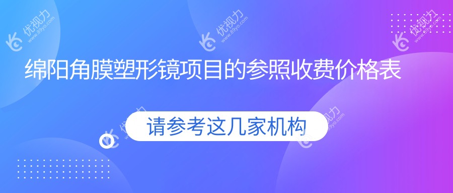 绵阳角膜塑形镜与后巩膜加固及多点离焦镜价格全解析：专业眼科推荐