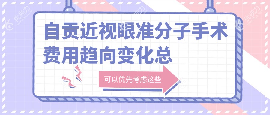 自贡近视眼准分子手术费用趋向变化总览