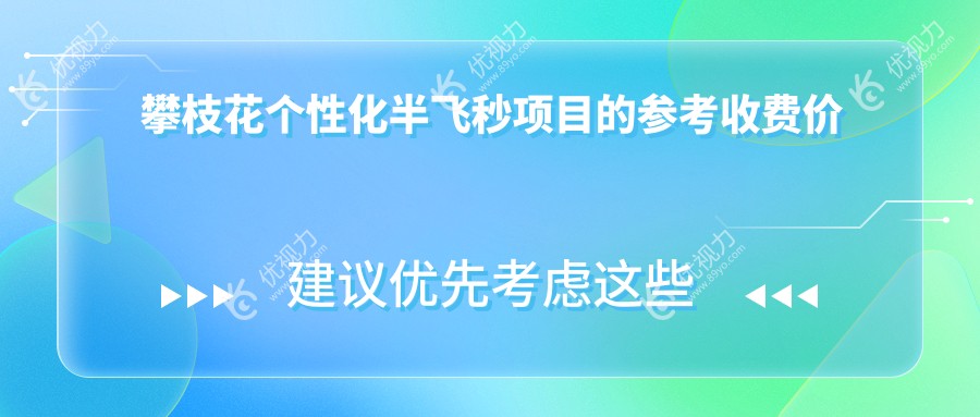 攀枝花个性化半飞秒手术大揭秘！费用公开+医院地址全解析，近视党必看！