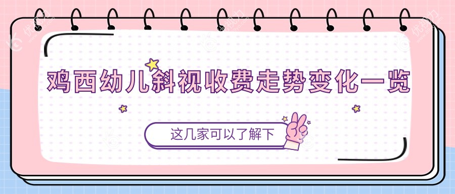 鸡西幼儿斜视收费走势变化一览