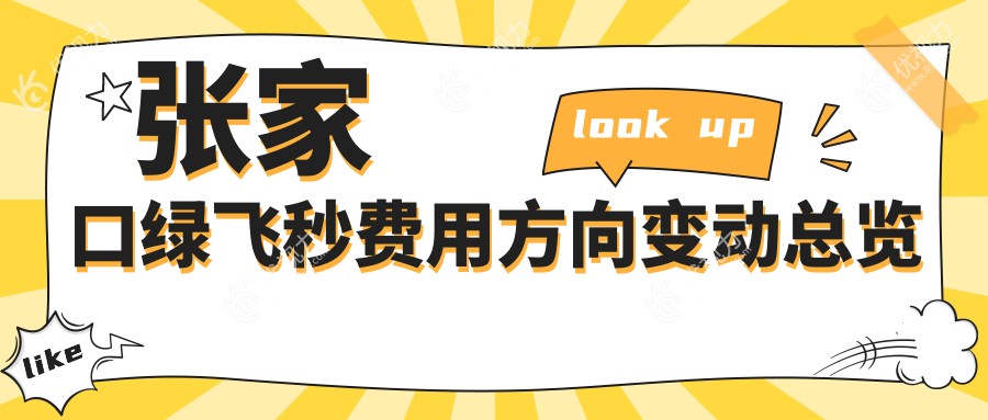 张家口绿飞秒费用方向变动总览