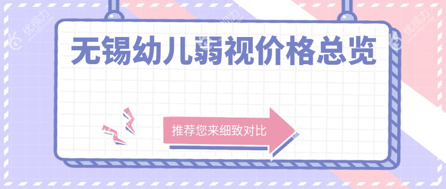 无锡宝妈必看！幼儿弱视矫正哪家强？华厦眼科VS明昕门诊部收费标准全揭秘